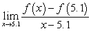 What does the limit represent?