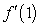<strong>We can use the difference quotient as an approximation to when and are known. </strong> A) Find an approximation to based on the values of and . Given such that: B) Use the approximation found in (A) to approximate C) Use the approximation found in (A) to approximate