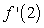 Let . Compute and find an equation of the tangent line to the graph of at