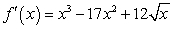 <strong>What is the derivative of ?</strong> A) B) C) D) E)