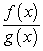 True or False: If both and are differentiable at but then is not differentiable at .
