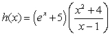 <strong>Calculate the derivatives of the following functions:</strong> A) B) C)