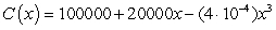 <strong>The dollar-cost of producing cars in a certain car factory is given by the formula . </strong> A) Estimate the marginal cost at a production level of 3000 cars. B) Compute the exact marginal cost.