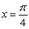 What is the equation of the tangent line to the function at ?