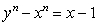 True or False: There exists a natural number such that the tangent line to the graph of the equation has slope 1.1 at the point .