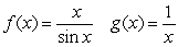 <strong>Which of the following functions are examples of the existence of the limit , although the limits of and as do not exist.</strong> A) B) C) D) E)
