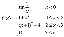 <strong>At each point of discontinuity state whether the function is left or right continuous.</strong> A) B)