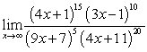<strong>Calculate the limits:</strong> A) B) C)