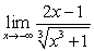 <strong>Calculate the following limits:</strong> A) B) C)