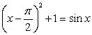 Consider the equation for . A) Verify that is a solution. B) Show that for . Hint: Check the minimum value of the function on the left-hand side. C) How many solutions does the equation have?