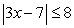 <strong>Find the smallest and the largest values of that satisfy each of the following inequalities: </strong> A) B)