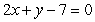 A line is perpendicular to and passes through . Find the coordinate of the point on the line where .