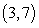 Find the point of intersection of the following lines: The line of slope 2 passing through the midpoint of the segment joining the points and . The line perpendicular to and passing through .