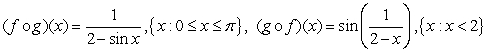 <strong>Let and . Calculate the composite functions and and determine their domains.</strong> A) B) C) D) E)