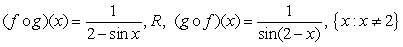 <strong>Let and . Calculate the composite functions and and determine their domains.</strong> A) B) C) D) E)