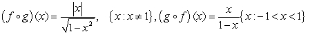 <strong>Given and . Calculate the composite functions and and determine their domains.</strong> A) B) C) D) E)
