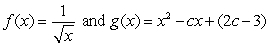 Let . Find all values of such that the domain of is all .