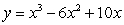 Find the minimum value of the angle between the segment joining a point on the graph of with the origin, and the -axis for .