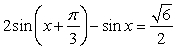 Solve the following equation for if : .