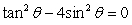 Solve the following equation for if : .