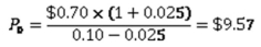 <strong> Free Motion Enterprises paid a $2.20 per share annual dividend last week.Dividends are expected to increase by 3.75 percent annually.What is one share of this stock worth to you today if your required rate of return is 15 percent?</strong> A) $19.06 B) $19.30 C) $19.56 D) $20.29 E) $20.59
