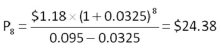 <strong> Shares of Hot Donuts common stock are currently selling for $32.35.The last annual dividend paid was $1.25 per share and the market rate of return is 10.7 percent.At what rate is the dividend growing?</strong> A) 6.58 percent B) 8.67 percent C) 10.42 percent D) 12.60 percent E) 14.10 percent