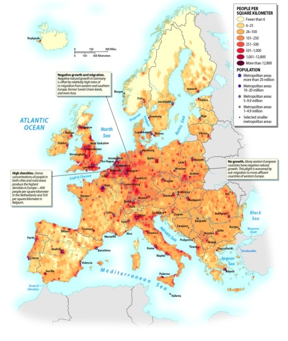 <strong> What event has been an important cause of the surge of immigration to European countries such as Germany since the beginning of the 1990s?</strong> A) the release of the last German colony in Africa in 1989 B) the expulsion of many foreign-born immigrants from France C) an environmental disaster in the Balkans D) Germany's mild climate E) the collapse of the Soviet Union