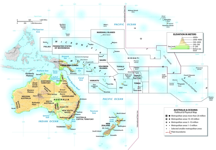 <strong>What land form dominates much of New Zealand? </strong> A) volcanic mountains B) wide plains C) lush tropical rainforest D) eroded sedimentary formations E) deserts