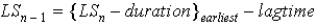 <strong>Which of the following equations is correct for calculating late start times with concurrent tasks?</strong> A) B) C) D)