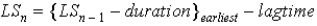 <strong>Which of the following equations is correct for calculating late start times with concurrent tasks?</strong> A) B) C) D)