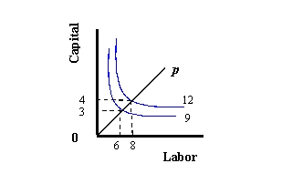 <strong>(a) (b) (c) Refer to Exhibit 8-1. Which graph depicts decreasing returns to scale?</strong> A) (a) B) (b) C) (c)