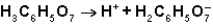 <strong>What is the function of in the first ionization of citric acid? </strong> A)The ion serves as an Arrhenius acid in this reaction. B)The ion serves as an Arrhenius base in this reaction. C)The ion serves as the conjugate base of the acid,H<sub>3</sub>C<sub>6</sub>H<sub>5</sub>O<sub>7</sub>. D)The ion serves as the conjugate acid of the base,H<sub>3</sub>C<sub>6</sub>H<sub>5</sub>O<sub>7</sub>.