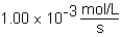 <strong>The following reaction is observed in a lab experiment: A + 2B \rightarrow C + D In this experiment,it required 750 s for the concentration of C to change from 0.333 M to 0.750 M.What is the rate of the reaction?</strong> A) B) C) D)