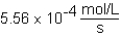 <strong>The following reaction is observed in a lab experiment: A + 2B \rightarrow C + D In this experiment,it required 750 s for the concentration of C to change from 0.333 M to 0.750 M.What is the rate of the reaction?</strong> A) B) C) D)