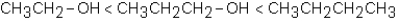 <strong>Which of the following correctly arranges the given compounds in order of increasing boiling point (lowest to highest)?</strong> A) B) C) D)