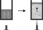 <strong>The figure below is an example of which gas law? </strong> A)Charles' B)Boyle's C)Avagadro's D)Dalton's