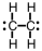 <strong>Which of the following is the correct Lewis structure for C<sub>2</sub>H<sub>4</sub>?</strong> A) B) C) D)