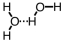 <strong>Which of the following correctly illustrates hydrogen bonding in water?</strong> A) B) C) D)