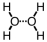<strong>Which of the following correctly illustrates hydrogen bonding in water?</strong> A) B) C) D)