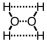<strong>Which of the following correctly illustrates hydrogen bonding in water?</strong> A) B) C) D)