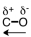 <strong>Which of the following correctly represents the polarity of the bond?</strong> A) B) C) D)