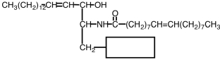 <strong>Consider the figure below.To produce a cerebroside,which of the species listed might be placed in the box? </strong> A) B) C) D)
