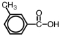 <strong>What is the correct IUPAC name for the compound given below? </strong> A)1-methyl-3-benzoic acid B)3-methyl-1-benzoic acid C)3-methylbenzoic acid D)3-methylbenzoate
