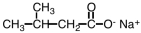 <strong>What is the IUPAC name of the compound shown below? </strong> A)sodium 3-methylbutanonate B)sodium 2-methylbutanonate C)2-methyl sodium butanonate D)3-methyl sodium butanonate
