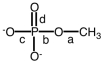 <strong>Which letter indicates the ester linkage in the following figure? </strong> A)a B)b C)c D)d