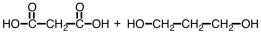 <strong>Which of the following sets of reactants could be used to produce a polyester?</strong> A) B) C) D)