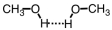<strong>Which of the following best represents hydrogen bonding in methanol?</strong> A) B) C) D)