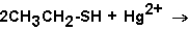 <strong>Which of the following is produced in the reaction below? </strong> A)CH<sub>3</sub>CH<sub>2</sub>SSCH<sub>2</sub>CH<sub>3</sub> B)CH<sub>3</sub>CH<sub>2</sub>SHgSCH<sub>2</sub>CH<sub>3</sub> C)CH<sub>3</sub>CH<sub>2</sub>HgCH<sub>2</sub>CH<sub>3</sub> D)HSHgSH