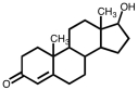 <strong>Testosterone,the principle male sex hormone,is shown below.It would best be classified as which of the following? </strong> A)alcohol B)ketone C)alkene D)polyfunctional