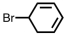 <strong>Which of the following is the correct IUPAC name for the following compound ? </strong> A)5-bromo-1,3-cyclohexadiene B)6-bromo-1,3-cyclohexadiene C)2-bromo-1,4-cyclohexadiene D)3-bromo-1,5-cyclohexadiene